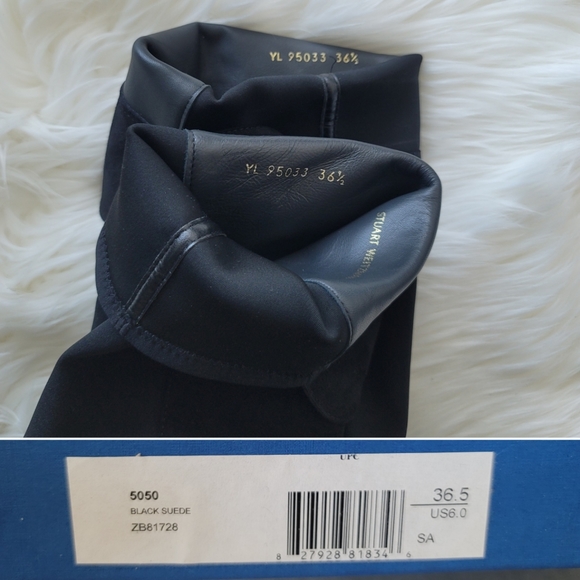 NEW Stuart Weitzman 5050 Suede Knee-high Boots 36.5 - Picture 9 of 15